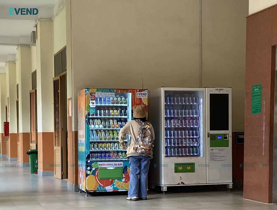 Đặt máy bán hàng tự động tại trường học có an ninh tốt