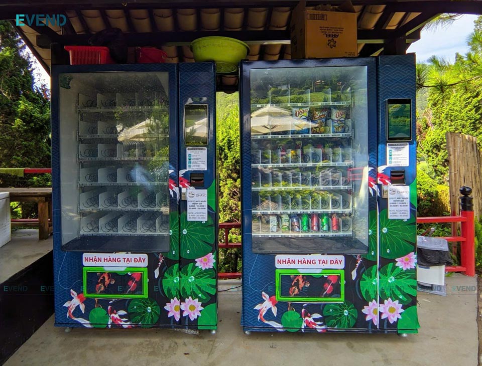 Giá thuê máy bán hàng tự động từ 3 đến 5 triệu, tại Evend đang có chương trình thuê máy chỉ từ 2,5 triệu