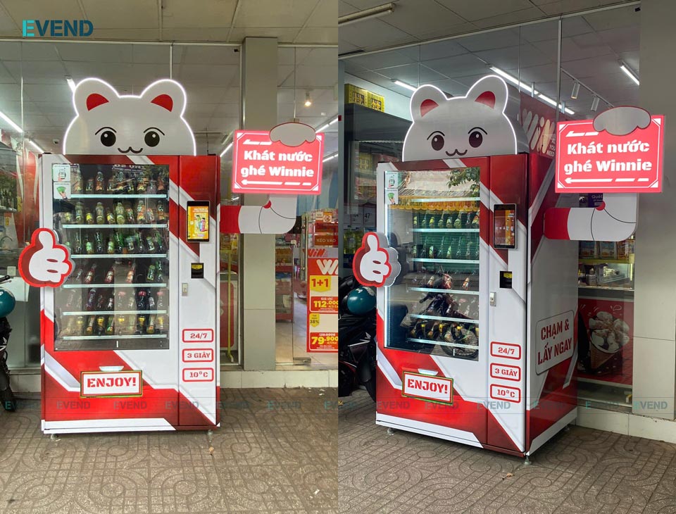 Hình ảnh máy bán hàng tự động EVENd tại Winmart Quận Thủ Đức