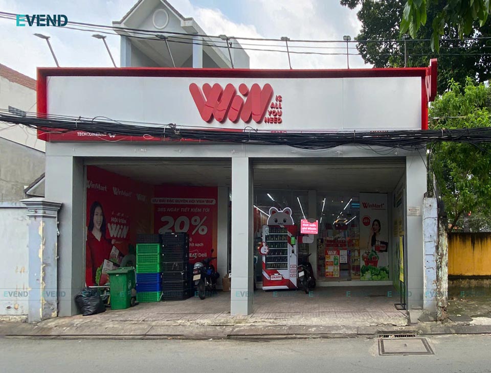 Máy bán hàng tự động EVENd tại Winmart Quận Thủ Đức