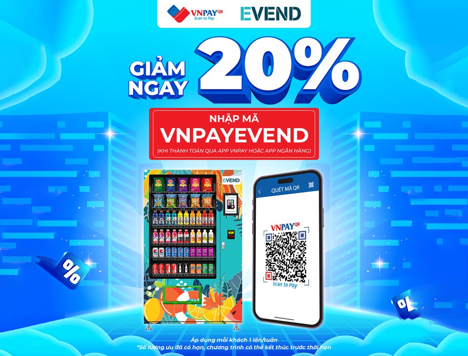 Nhập mã VNPAYEVNED giảm ngay 20% tối đa 10.000đ