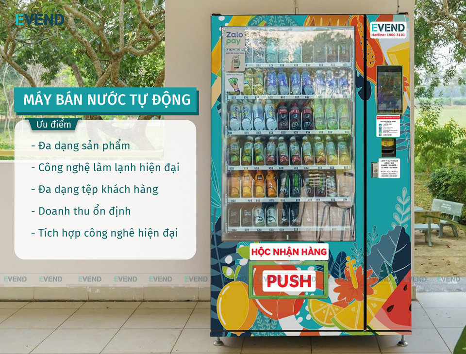 Ưu điểm của máy bán nước tự động