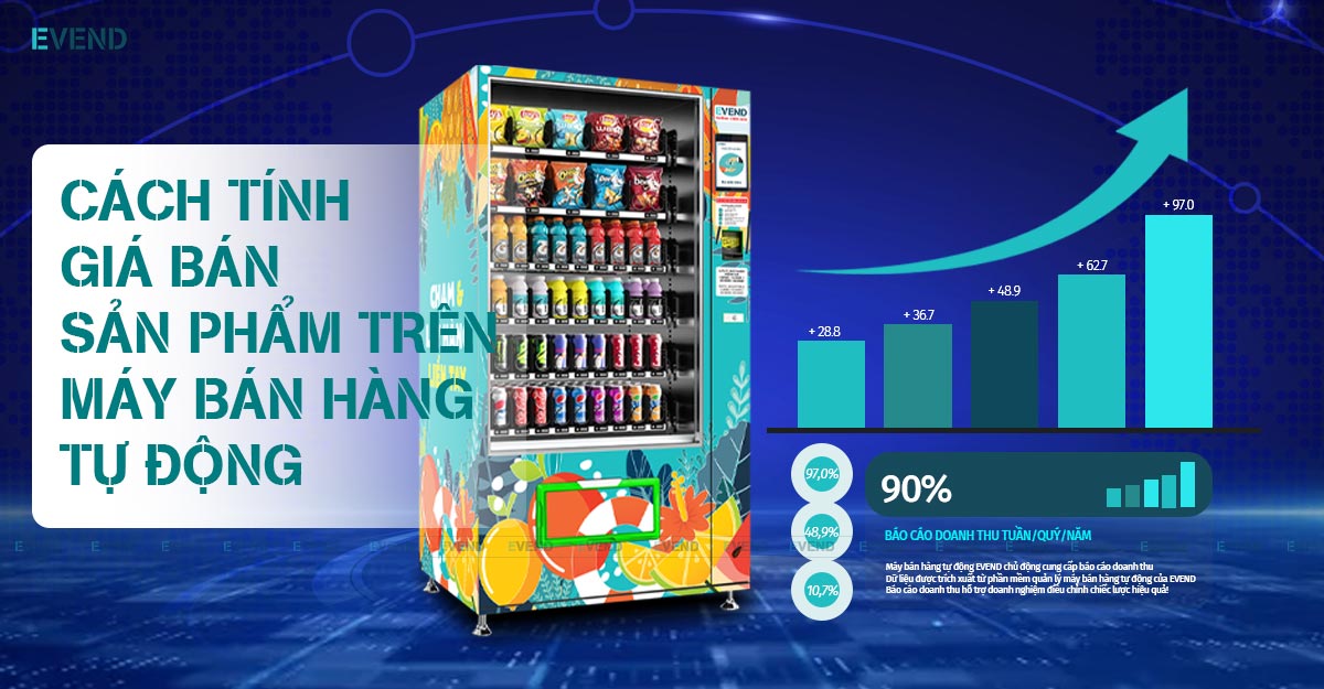 Cách tính giá bán sản phẩm trên máy bán hàng tự động