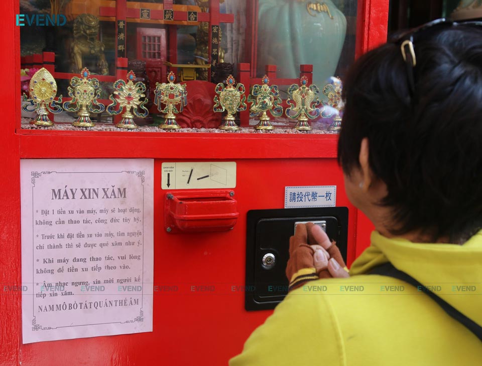 Cách xin xăm tự động