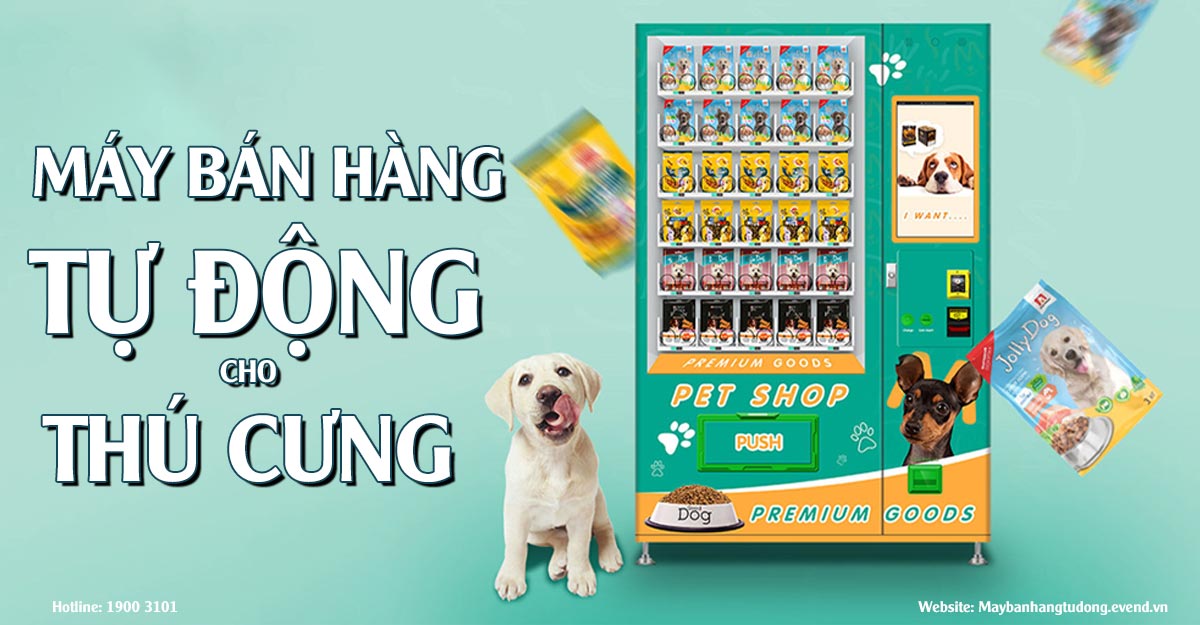 Khám phá máy bán hàng tự động cho thú cưng thế hệ mới