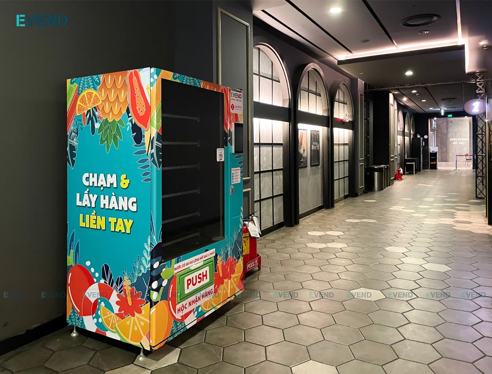 Máy bán hàng tự động tại Lotte Cinema Gò Vấp
