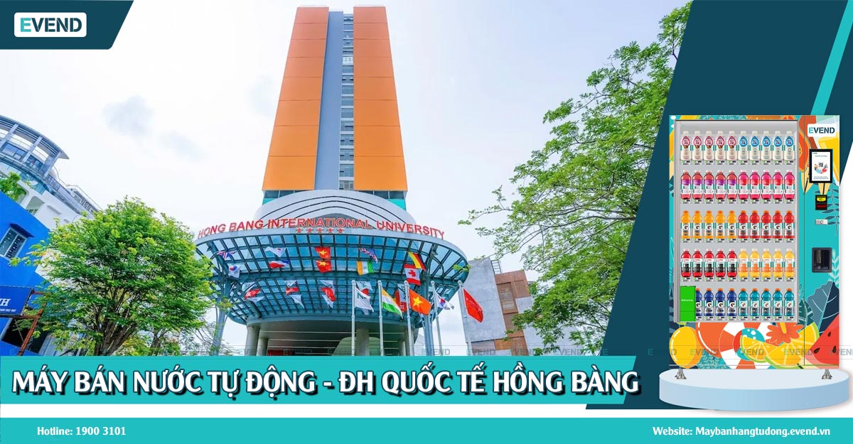 Máy bán nước tự động Đại học Quốc tế Hồng Bàng