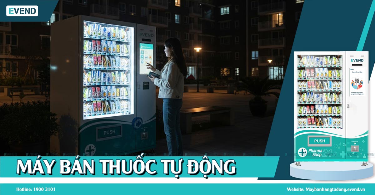 Máy bán thuốc tự động tiện lợi – uy tín