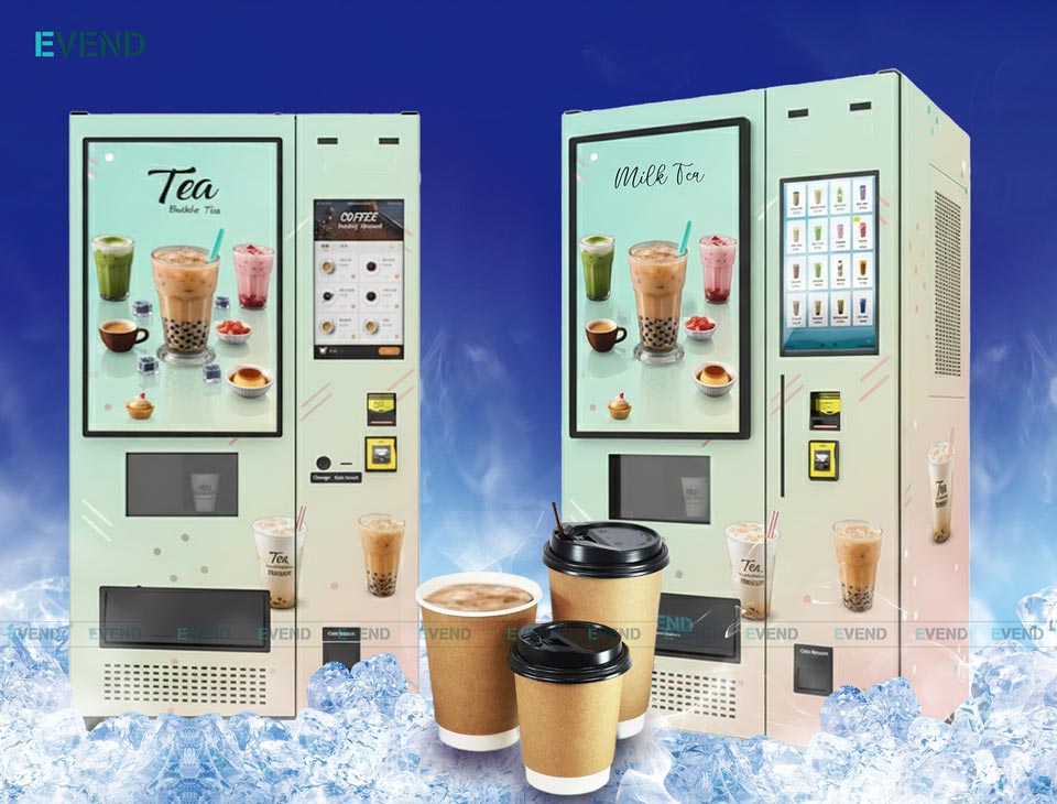 Máy bán trà sữa tự động tiện lợi 24/7
