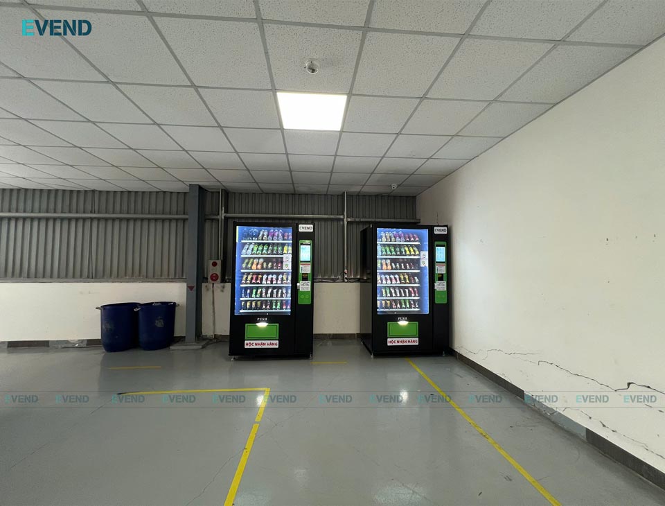 Máy có thể phục vụ 600 lượt mua trong ngày