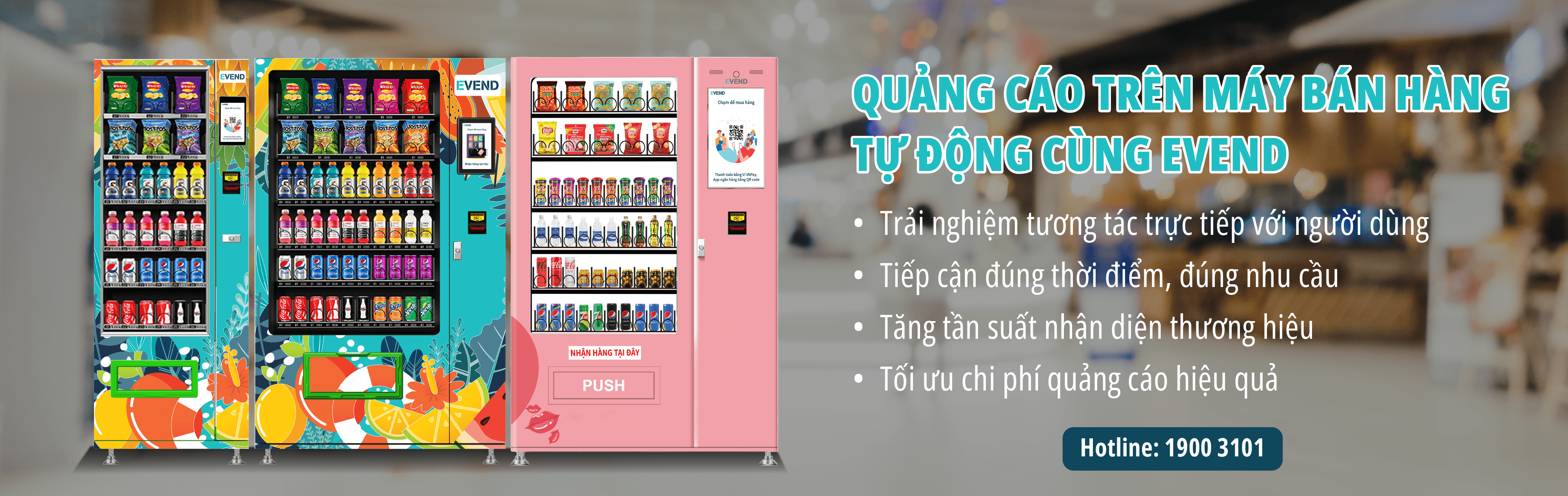 Quảng cáo trên máy bán hàng tự động