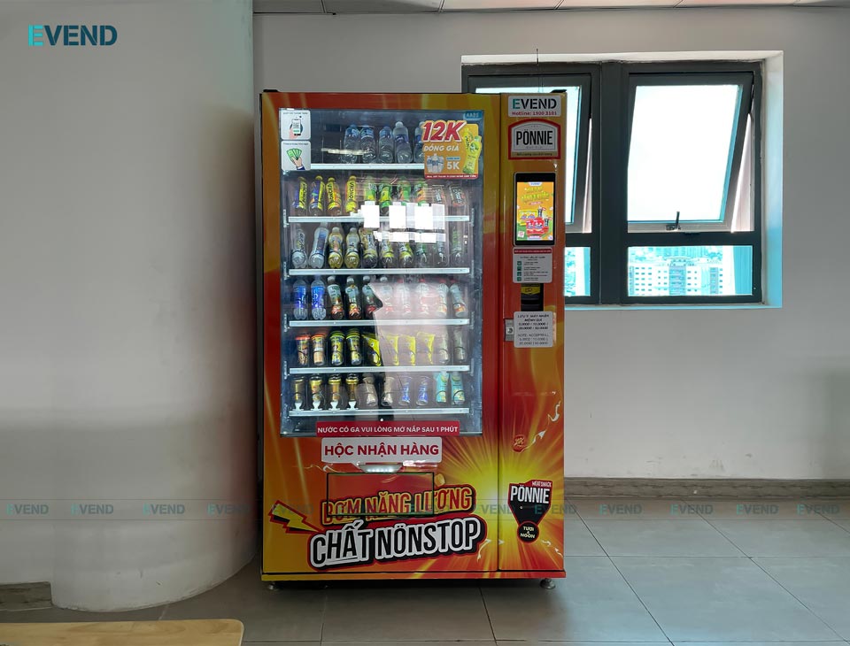 Quảng cáo LCD máy bán hàng tự động linh hoạt điều chỉnh nội dung