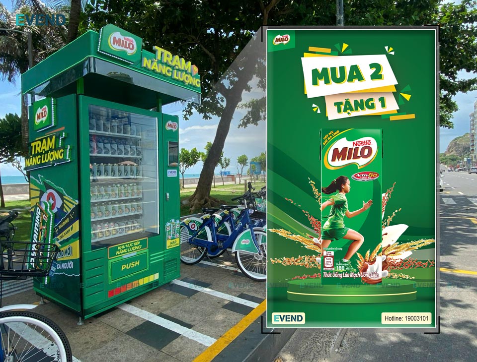 Trình chiếu slide ảnh trên màn hình LCD máy bán hàng tự động