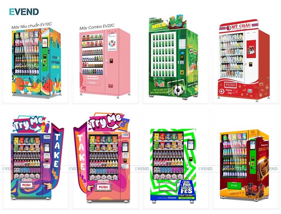 Dán decal quảng cáo trên máy bán hàng tự động