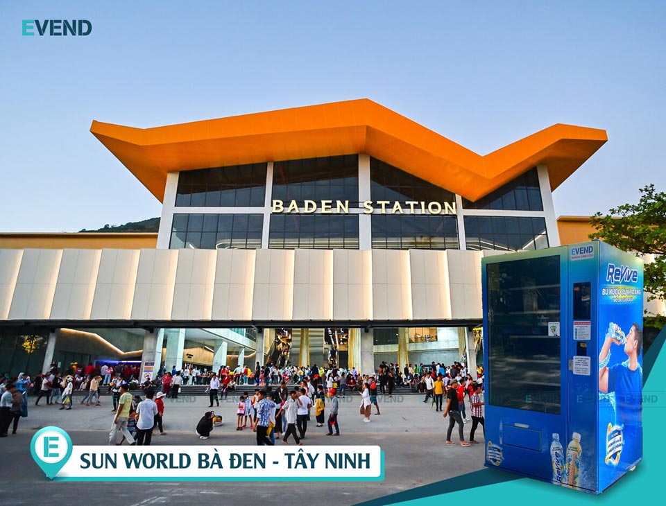 EVEND đồng hành cùng Sun World mang lại tiện ích thông qua máy bán hàng tự động