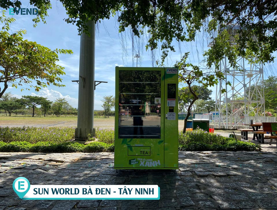 Máy bán nước tự động EVEND phủ sóng toàn bộ khuôn viên khu du lịch Sun World Tây Ninh