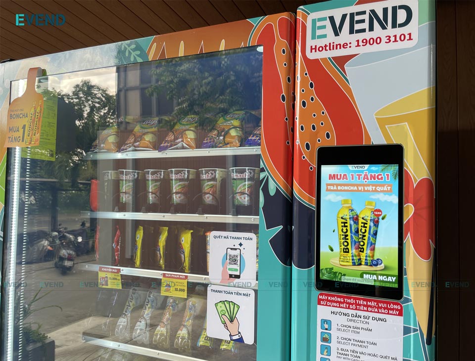 Quảng cáo TVC trên máy bán hàng tự động
