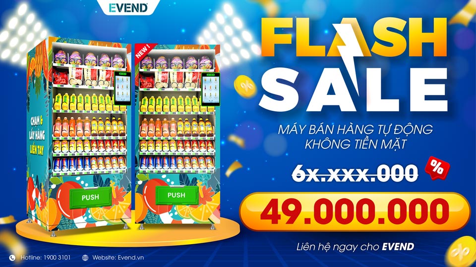 Máy bán hàng tự động không tiền mặt tiện lợi mới