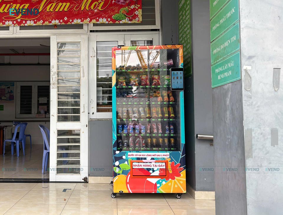 Máy bán hàng EV10V tại Trạm Y Tế