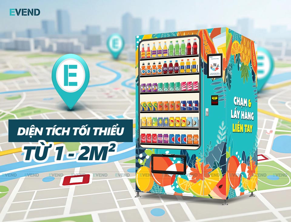 Điều kiện vị trí hợp tác chia sẻ doanh thu máy bán hàng tự động