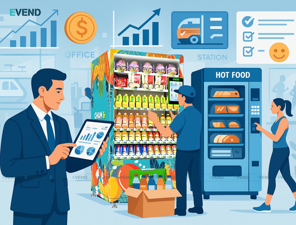 Lợi nhuận hợp tác chia sẻ doanh thu máy bán hàng tự động
