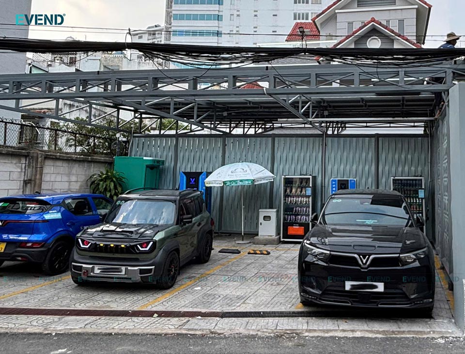 Hợp tác chia sẻ doanh thu máy bán hàng tự động tại trạm sạc