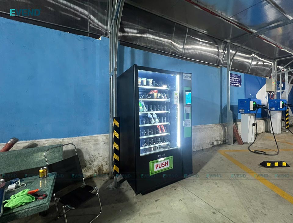 Vị trí đặt máy tại trạm sạc nên ưu tiên khu vực có mái che