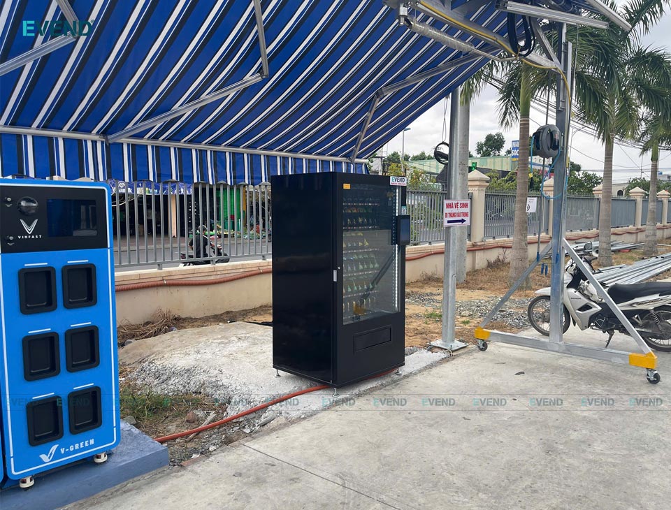 Hợp tác chia sẻ doanh thu máy bán hàng tự động tại Trạm sạc Việt Thắng