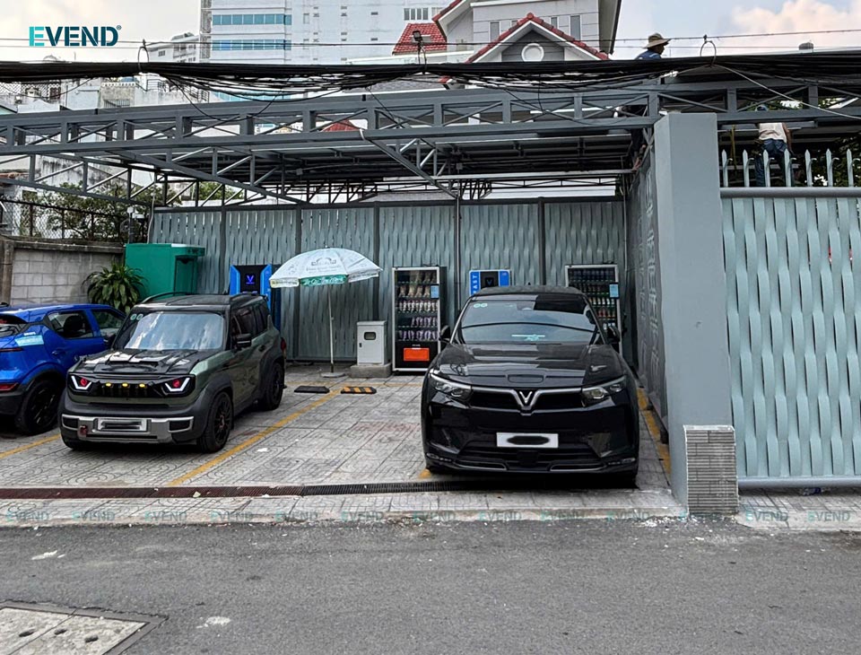 Trạm sạc cần có điểm đặt phù hợp không cản trở quá trình sạc xe và dễ tiếp cận